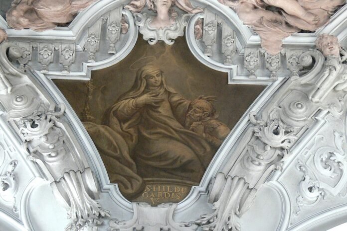 Metten_Klosterkirche_-_Zwickelfresko_8b_Hildegard PRAYER FOR THIS EVENING (TUESDAY, SEPTEMBER 15)