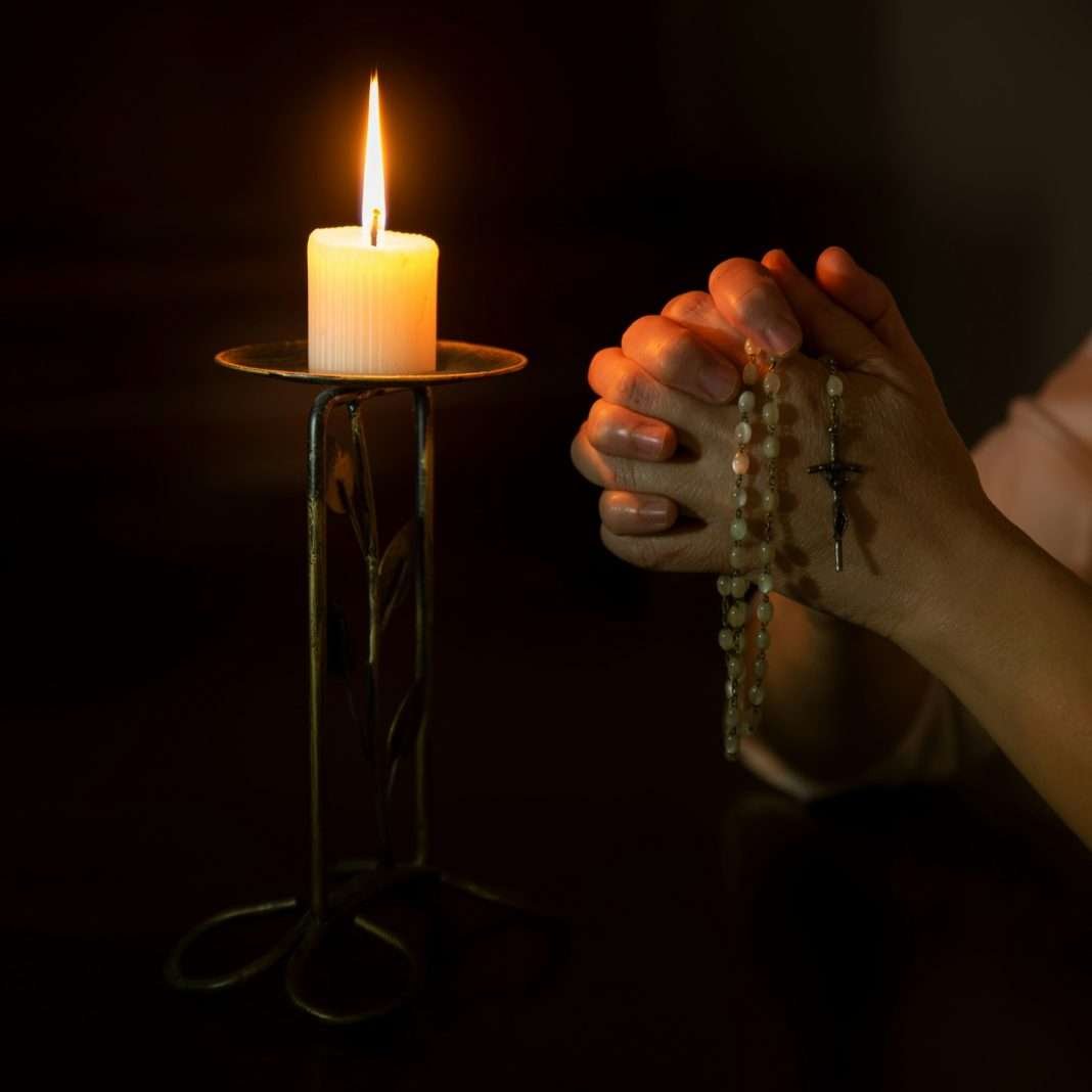 The Rosary is a weapon for peace, wield it